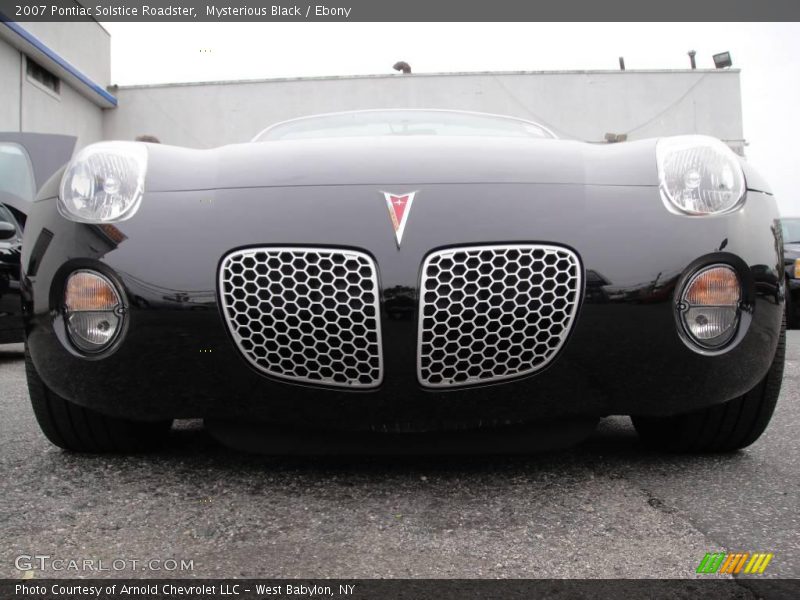 Mysterious Black / Ebony 2007 Pontiac Solstice Roadster