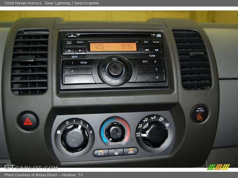 Silver Lightning / Steel/Graphite 2008 Nissan Xterra S
