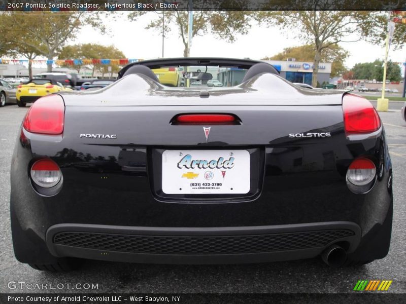 Mysterious Black / Ebony 2007 Pontiac Solstice Roadster