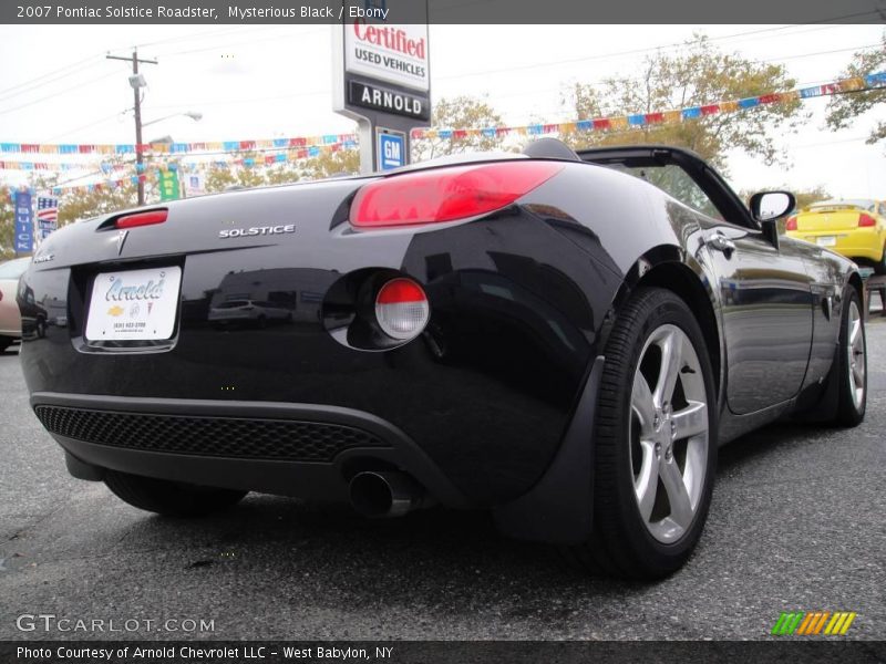 Mysterious Black / Ebony 2007 Pontiac Solstice Roadster
