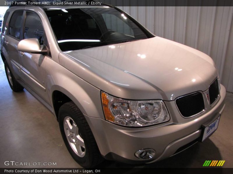 Liquid Silver Metallic / Ebony 2007 Pontiac Torrent AWD