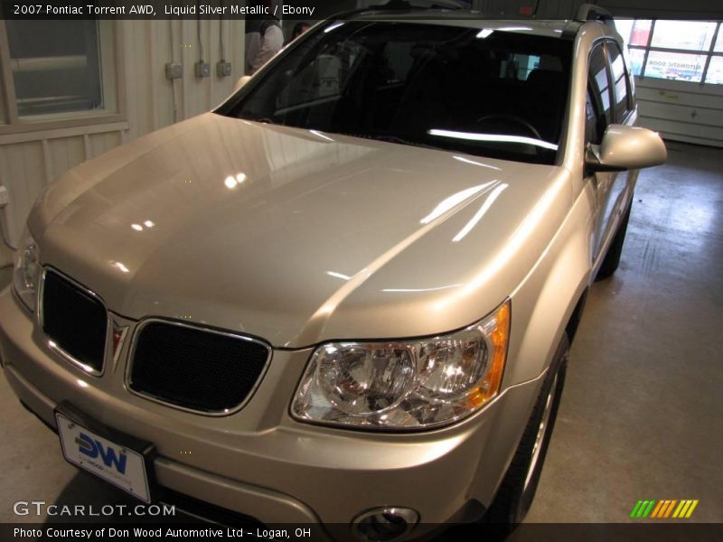 Liquid Silver Metallic / Ebony 2007 Pontiac Torrent AWD