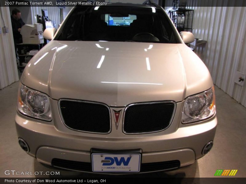 Liquid Silver Metallic / Ebony 2007 Pontiac Torrent AWD