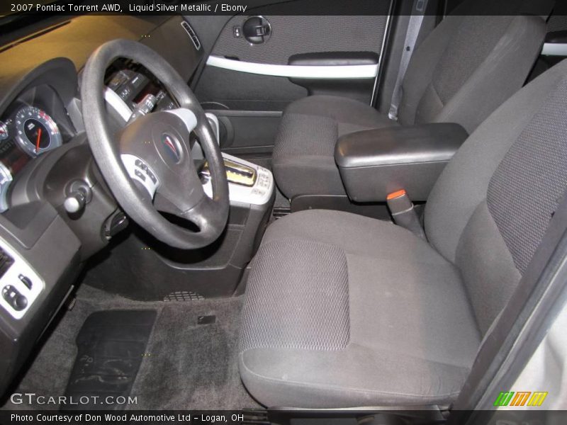 Liquid Silver Metallic / Ebony 2007 Pontiac Torrent AWD