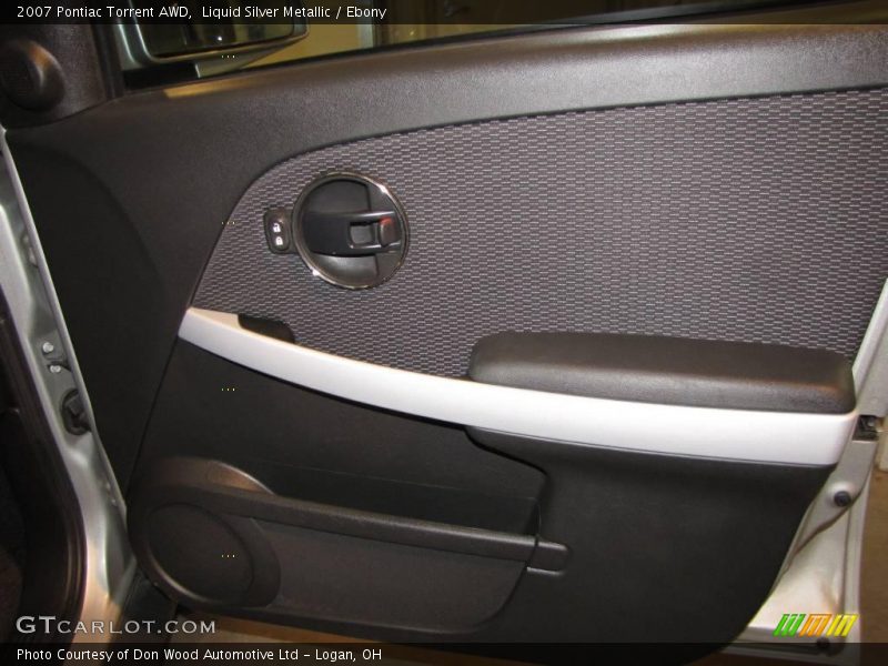 Liquid Silver Metallic / Ebony 2007 Pontiac Torrent AWD