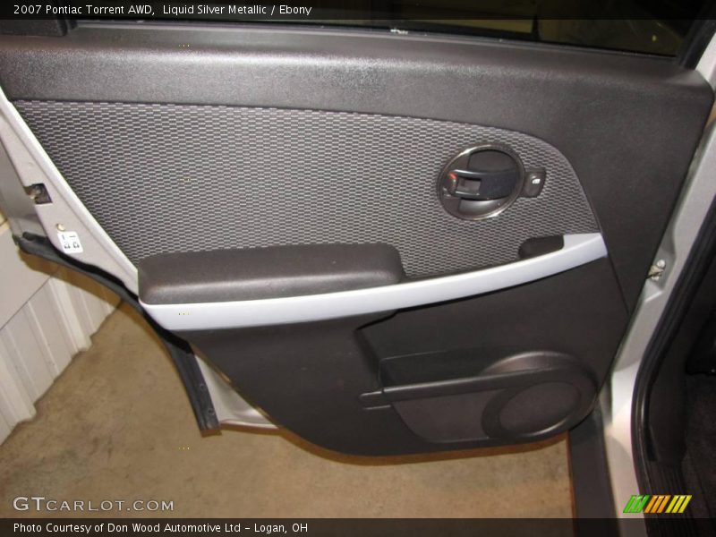 Liquid Silver Metallic / Ebony 2007 Pontiac Torrent AWD