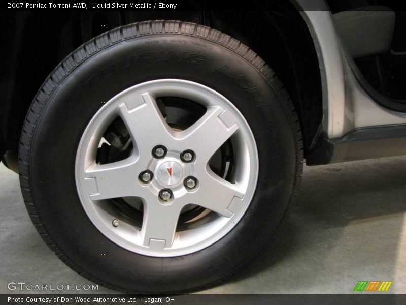 Liquid Silver Metallic / Ebony 2007 Pontiac Torrent AWD