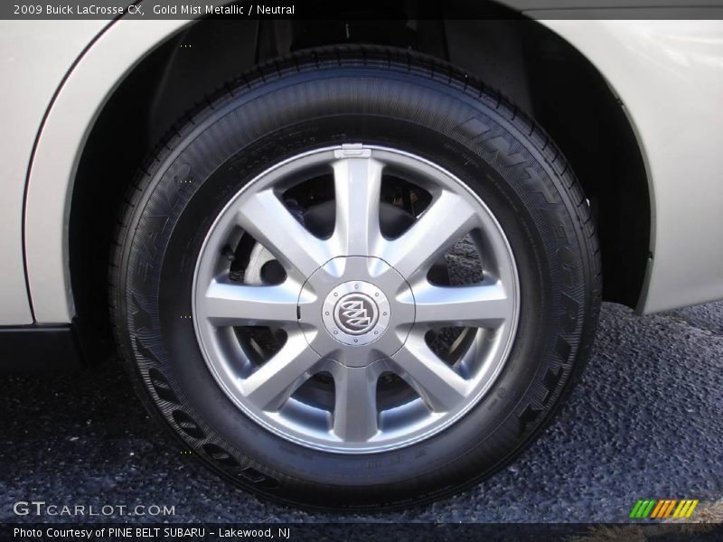 Gold Mist Metallic / Neutral 2009 Buick LaCrosse CX