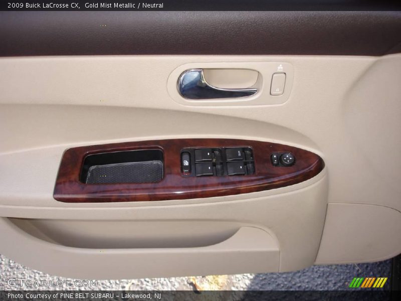 Gold Mist Metallic / Neutral 2009 Buick LaCrosse CX