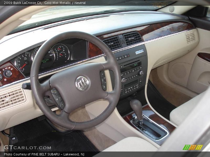 Gold Mist Metallic / Neutral 2009 Buick LaCrosse CX