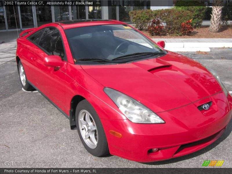 Absolutely Red / Black/Red 2002 Toyota Celica GT