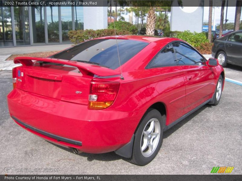 Absolutely Red / Black/Red 2002 Toyota Celica GT