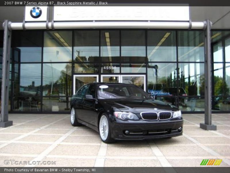 Black Sapphire Metallic / Black 2007 BMW 7 Series Alpina B7