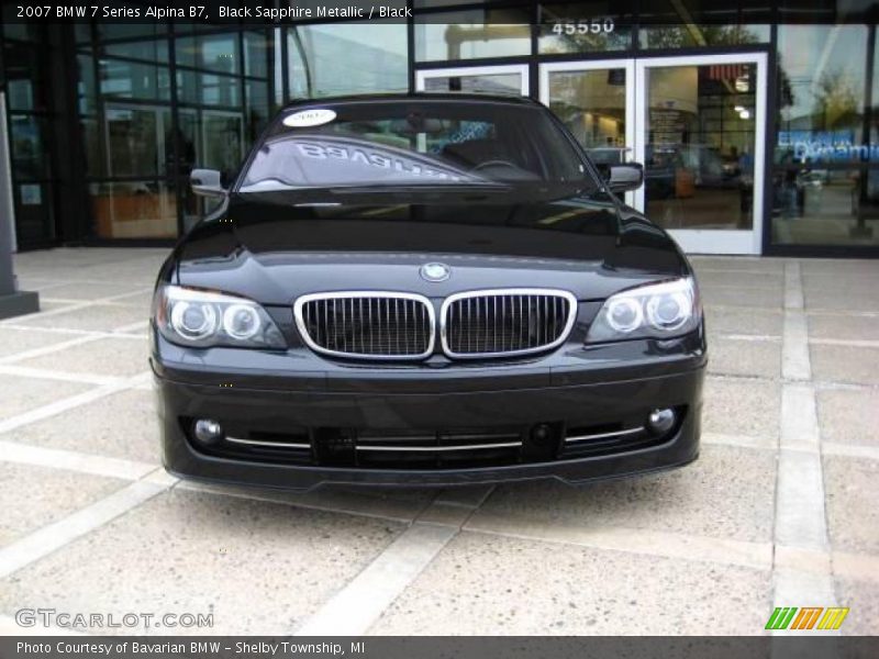 Black Sapphire Metallic / Black 2007 BMW 7 Series Alpina B7