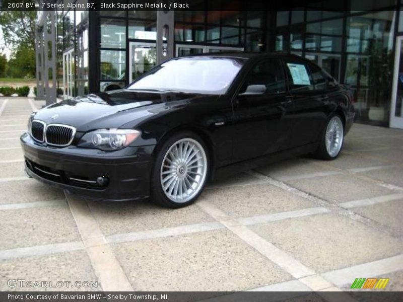 Black Sapphire Metallic / Black 2007 BMW 7 Series Alpina B7