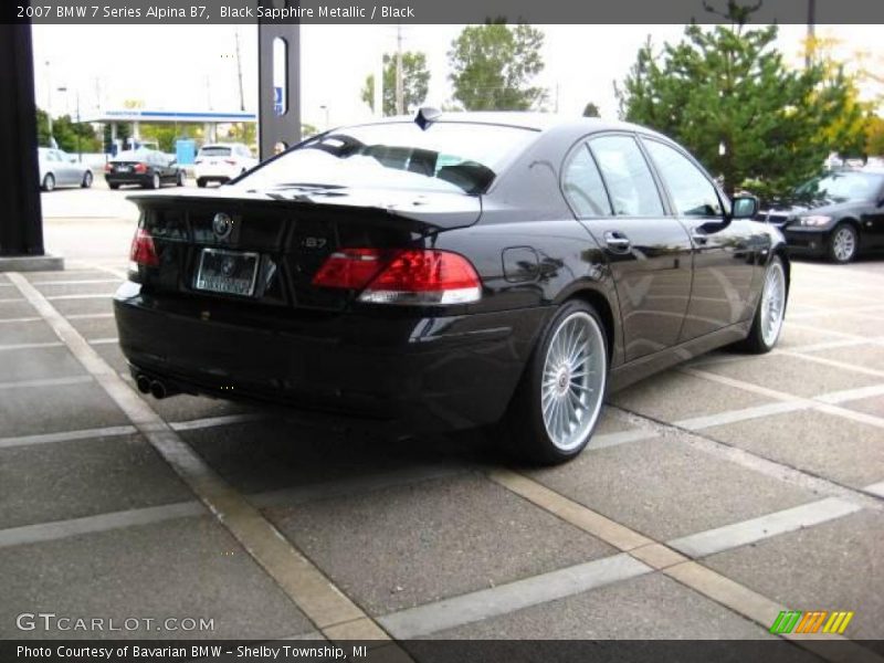 Black Sapphire Metallic / Black 2007 BMW 7 Series Alpina B7