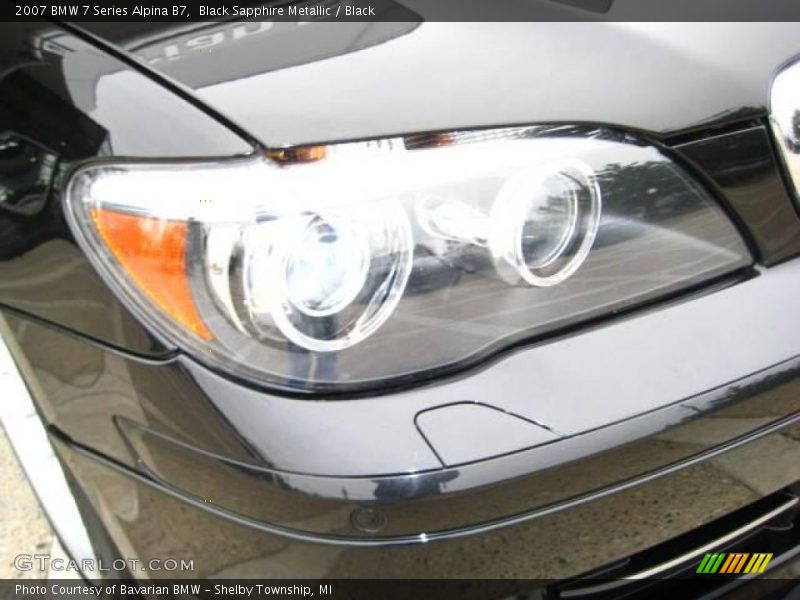 Black Sapphire Metallic / Black 2007 BMW 7 Series Alpina B7