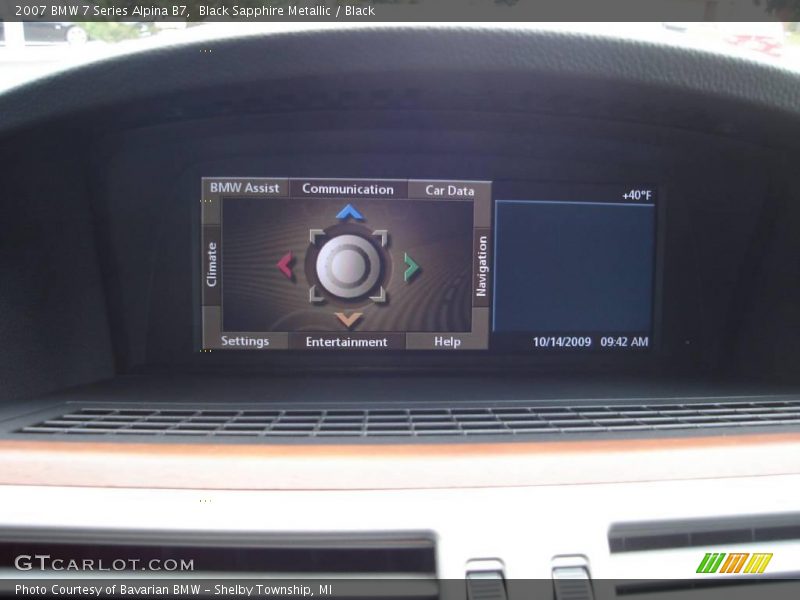 Black Sapphire Metallic / Black 2007 BMW 7 Series Alpina B7