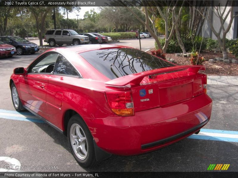 Absolutely Red / Black/Red 2002 Toyota Celica GT