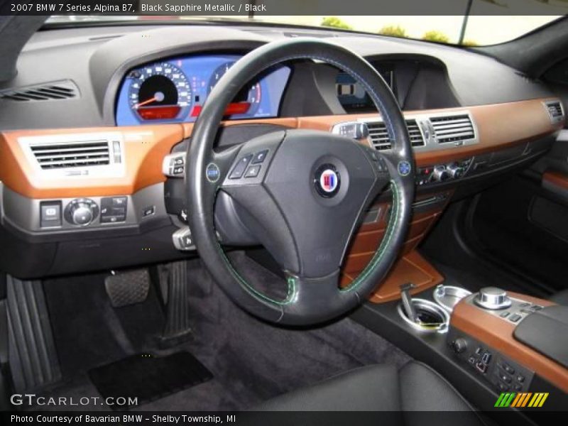 Black Sapphire Metallic / Black 2007 BMW 7 Series Alpina B7