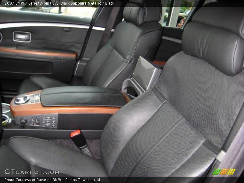 Black Sapphire Metallic / Black 2007 BMW 7 Series Alpina B7