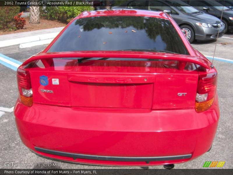 Absolutely Red / Black/Red 2002 Toyota Celica GT