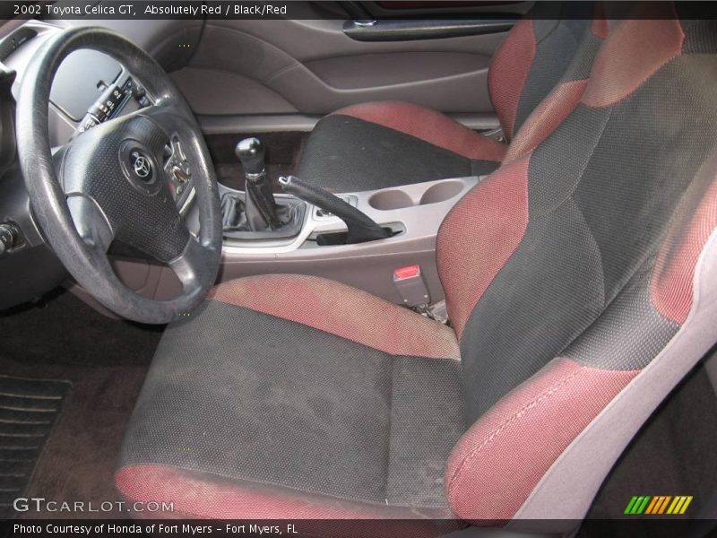 Absolutely Red / Black/Red 2002 Toyota Celica GT