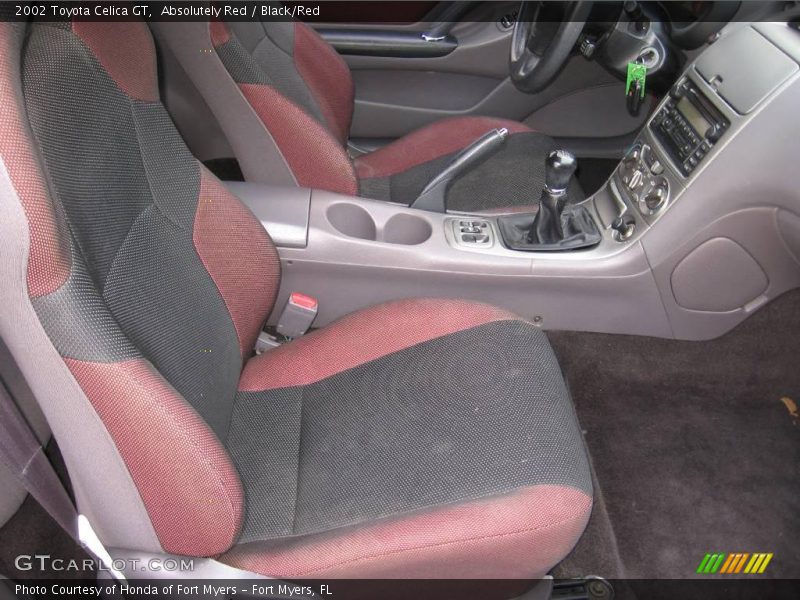 Absolutely Red / Black/Red 2002 Toyota Celica GT