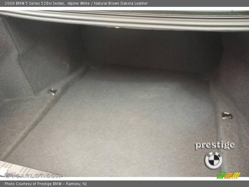 Alpine White / Natural Brown Dakota Leather 2009 BMW 5 Series 528xi Sedan