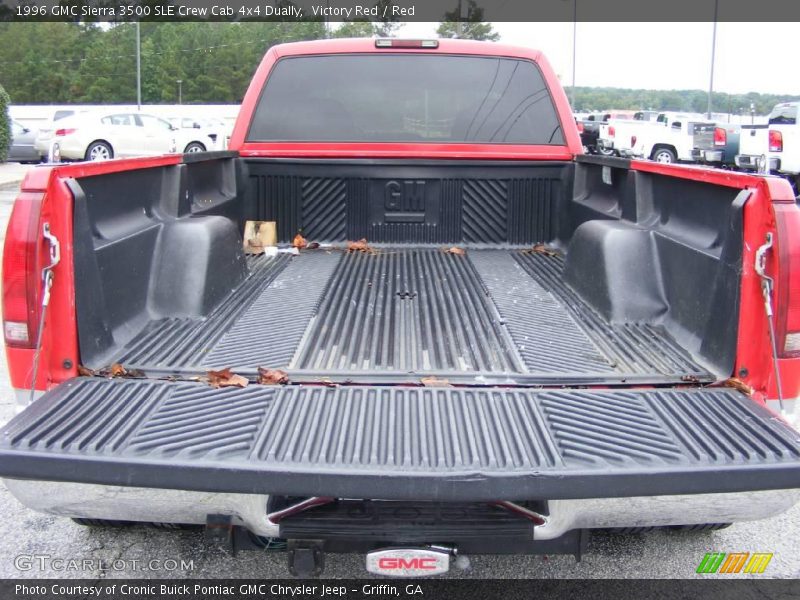 Victory Red / Red 1996 GMC Sierra 3500 SLE Crew Cab 4x4 Dually