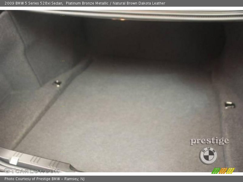 Platinum Bronze Metallic / Natural Brown Dakota Leather 2009 BMW 5 Series 528xi Sedan