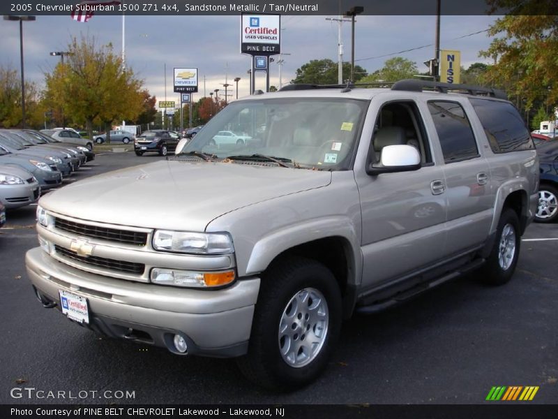 Sandstone Metallic / Tan/Neutral 2005 Chevrolet Suburban 1500 Z71 4x4