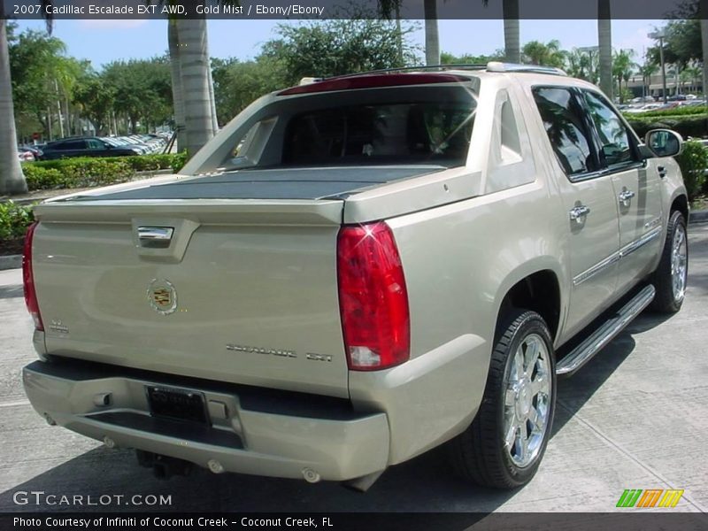 Gold Mist / Ebony/Ebony 2007 Cadillac Escalade EXT AWD