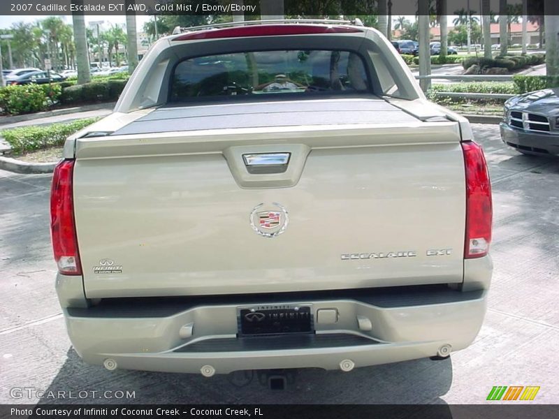 Gold Mist / Ebony/Ebony 2007 Cadillac Escalade EXT AWD