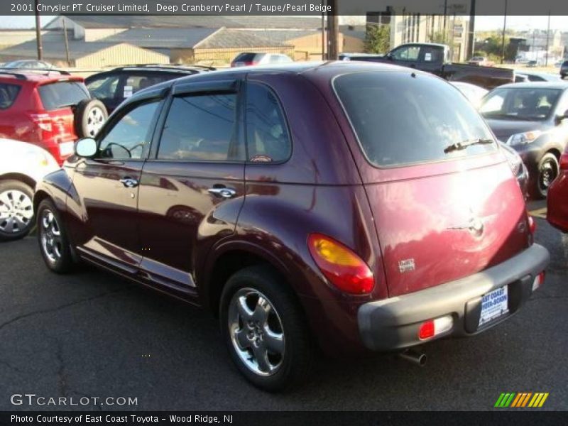 Deep Cranberry Pearl / Taupe/Pearl Beige 2001 Chrysler PT Cruiser Limited