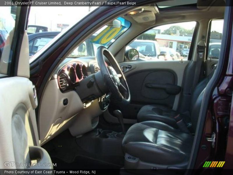 Deep Cranberry Pearl / Taupe/Pearl Beige 2001 Chrysler PT Cruiser Limited