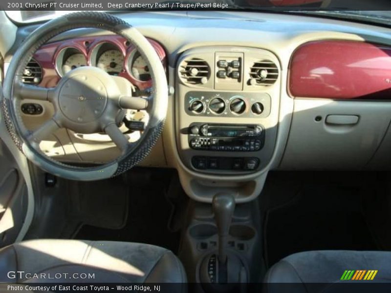 Deep Cranberry Pearl / Taupe/Pearl Beige 2001 Chrysler PT Cruiser Limited