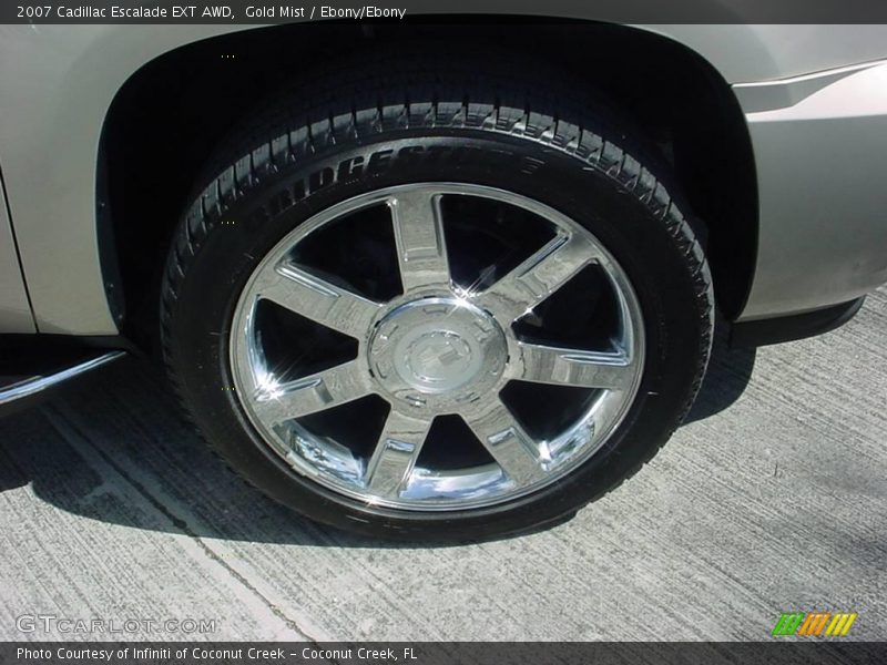 Gold Mist / Ebony/Ebony 2007 Cadillac Escalade EXT AWD