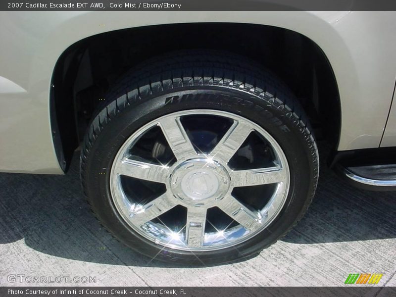Gold Mist / Ebony/Ebony 2007 Cadillac Escalade EXT AWD