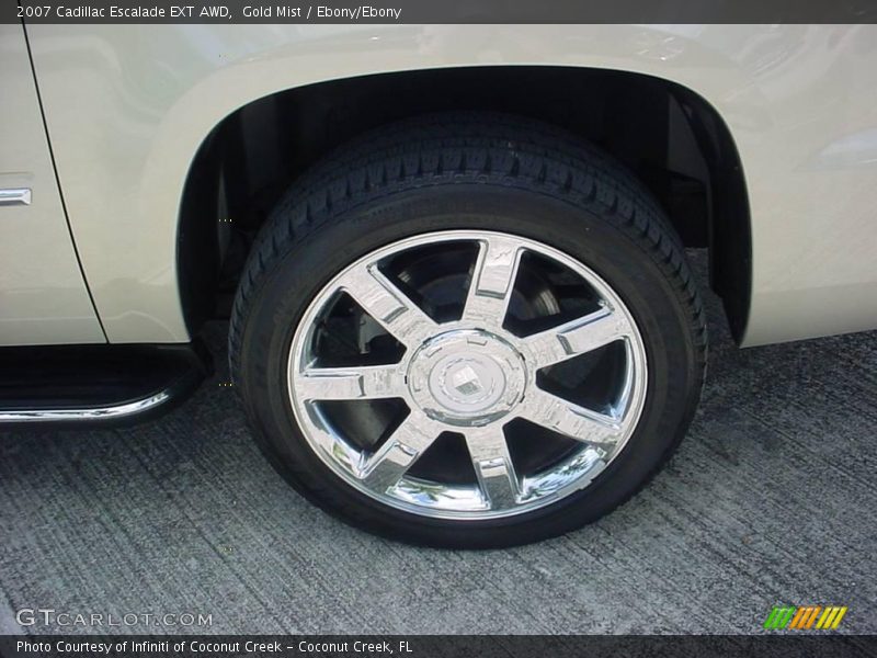 Gold Mist / Ebony/Ebony 2007 Cadillac Escalade EXT AWD