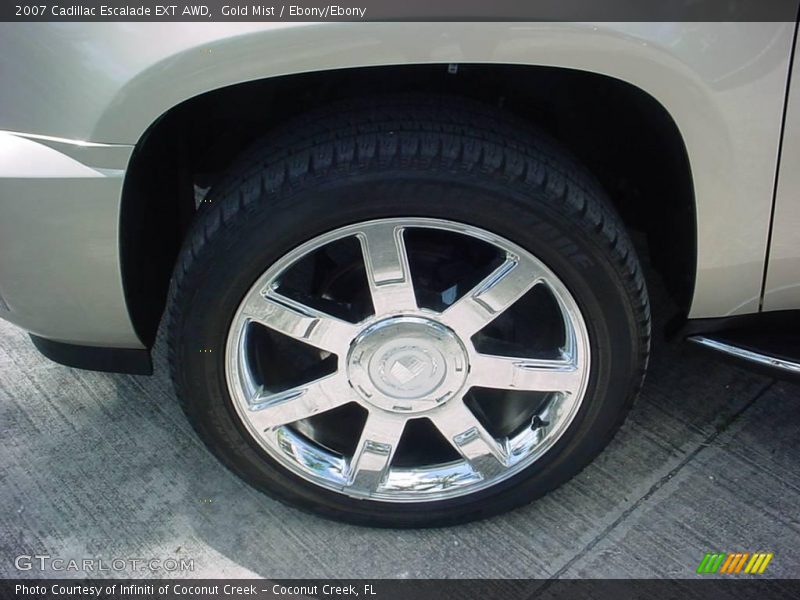 Gold Mist / Ebony/Ebony 2007 Cadillac Escalade EXT AWD