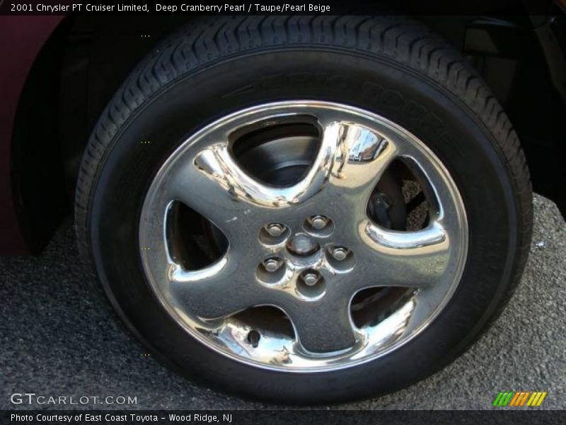 Deep Cranberry Pearl / Taupe/Pearl Beige 2001 Chrysler PT Cruiser Limited