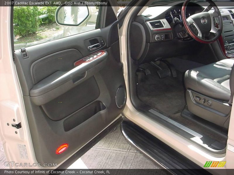 Gold Mist / Ebony/Ebony 2007 Cadillac Escalade EXT AWD