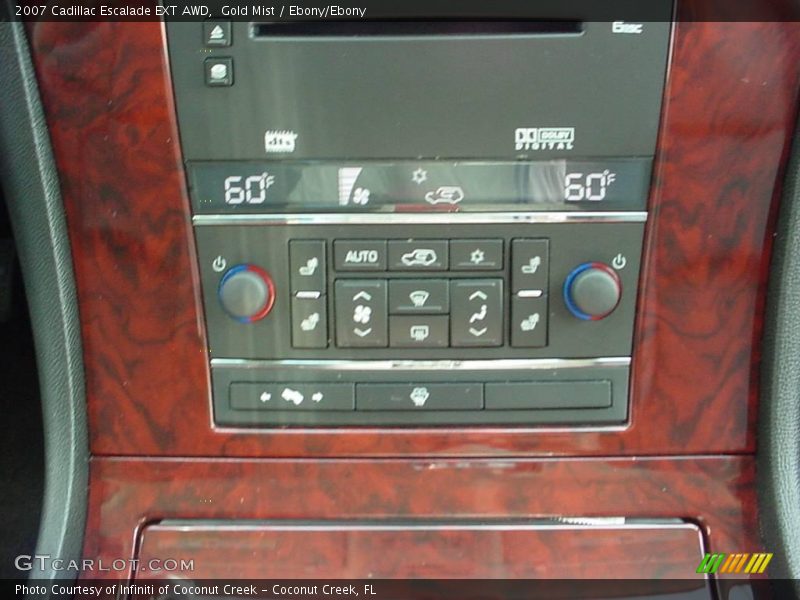 Gold Mist / Ebony/Ebony 2007 Cadillac Escalade EXT AWD