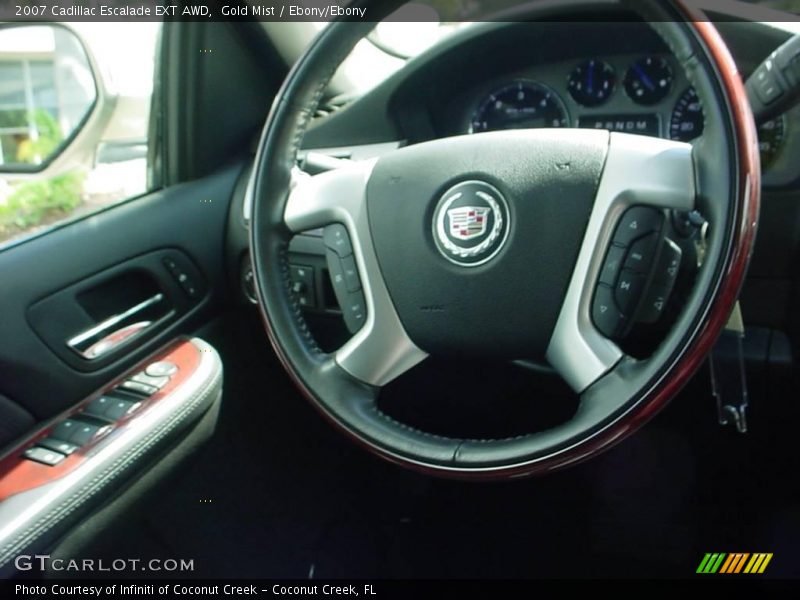 Gold Mist / Ebony/Ebony 2007 Cadillac Escalade EXT AWD