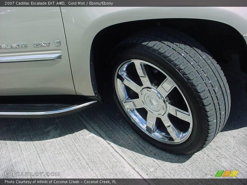 Gold Mist / Ebony/Ebony 2007 Cadillac Escalade EXT AWD