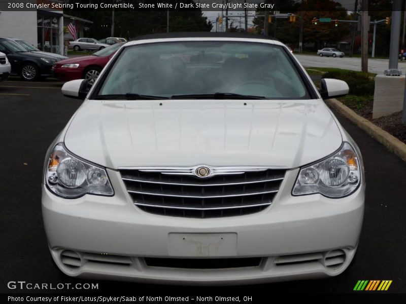 Stone White / Dark Slate Gray/Light Slate Gray 2008 Chrysler Sebring Touring Convertible