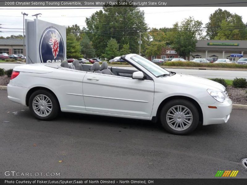 Stone White / Dark Slate Gray/Light Slate Gray 2008 Chrysler Sebring Touring Convertible