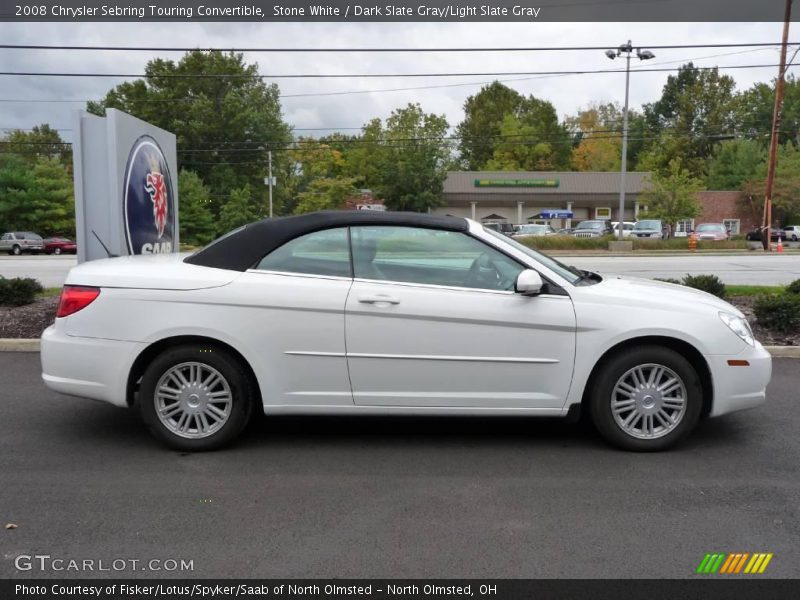 Stone White / Dark Slate Gray/Light Slate Gray 2008 Chrysler Sebring Touring Convertible