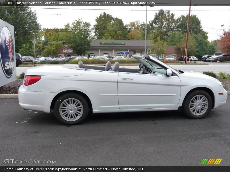 Stone White / Dark Slate Gray/Light Slate Gray 2008 Chrysler Sebring Touring Convertible